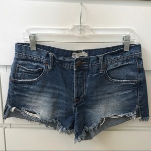 Free People denim cutoffs